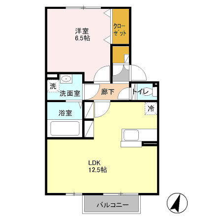 サンライズヒルAの間取り