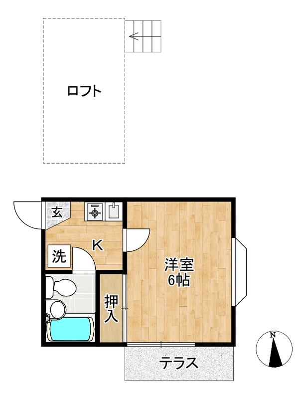 ハイムステップの間取り