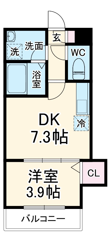 ジーメゾン相模原の間取り