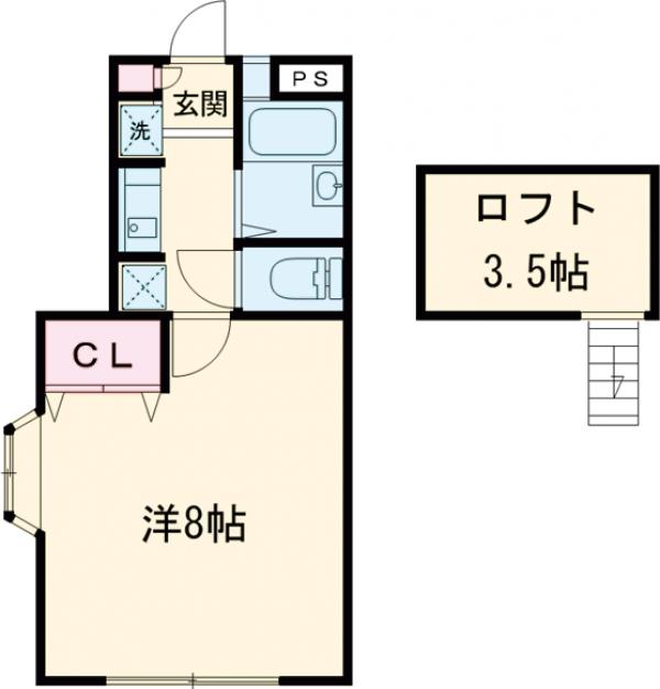 コーポ山本Ⅱの間取り