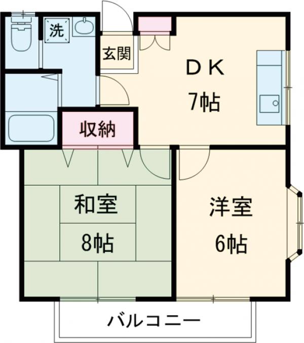 ランパーツ芝久保の間取り