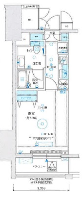 MAXIV八王子TREの間取り
