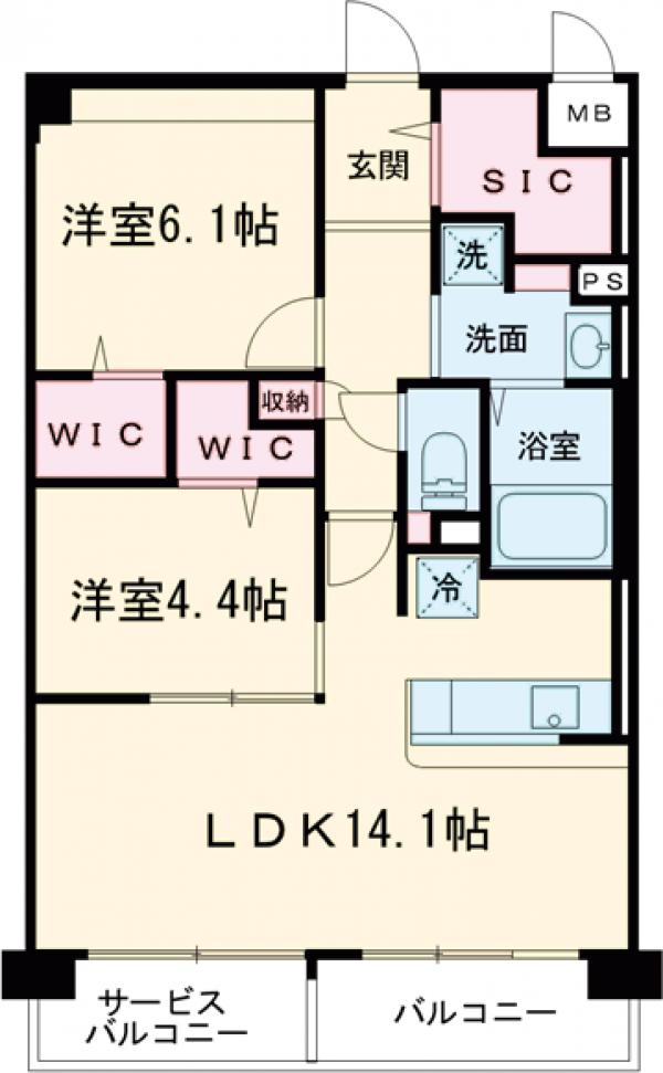 エルヴィータの間取り