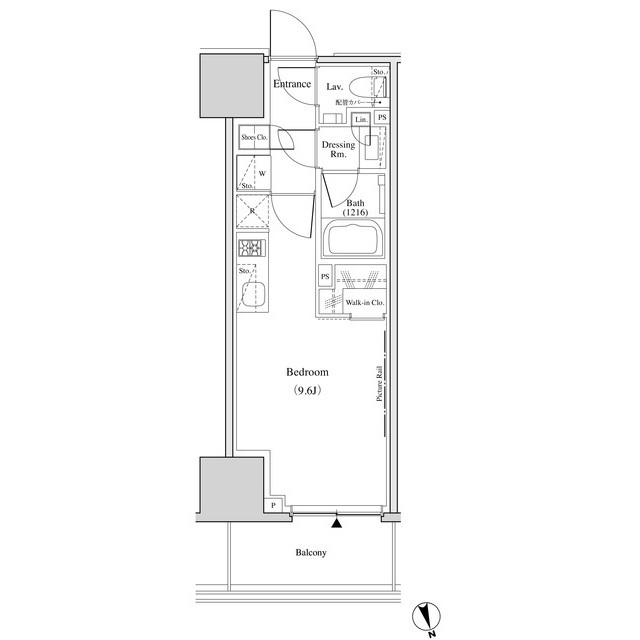 ザ・パークハビオ北千住の間取り