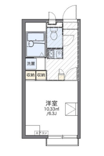 レオパレス桜の間取り