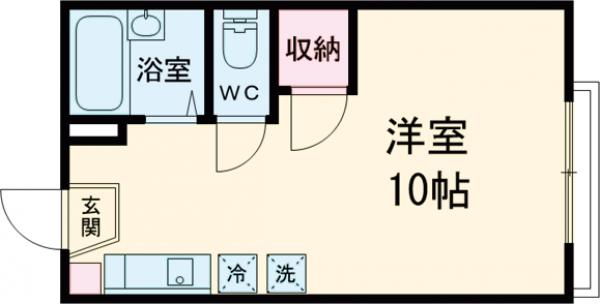 むさし野ハイツA棟の間取り