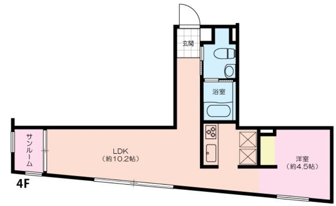 モンクレ桜新町の間取り