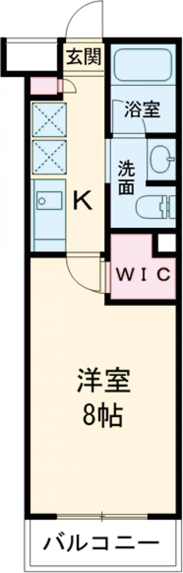 ベルフェリーク西小山・305号室の間取り