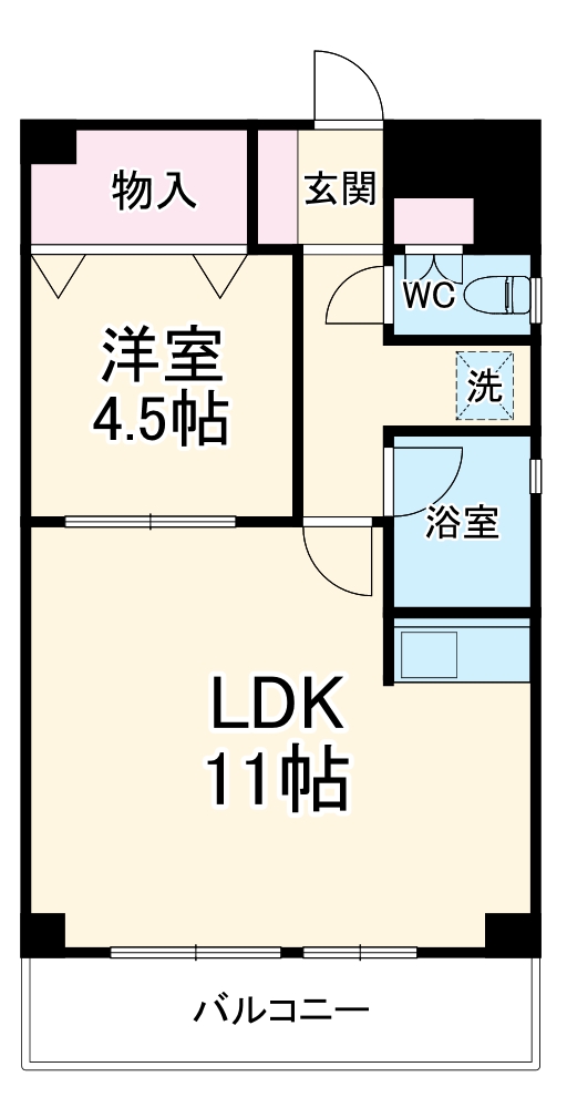 エランデヒロセの間取り