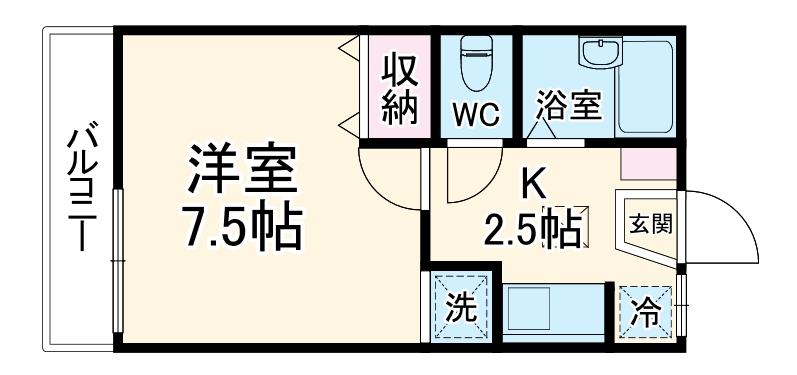 三立ハイツⅢの間取り
