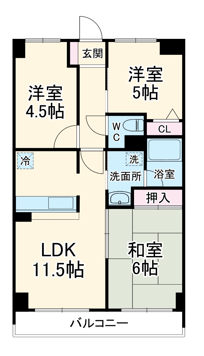 ファーストシティ大宮の間取り
