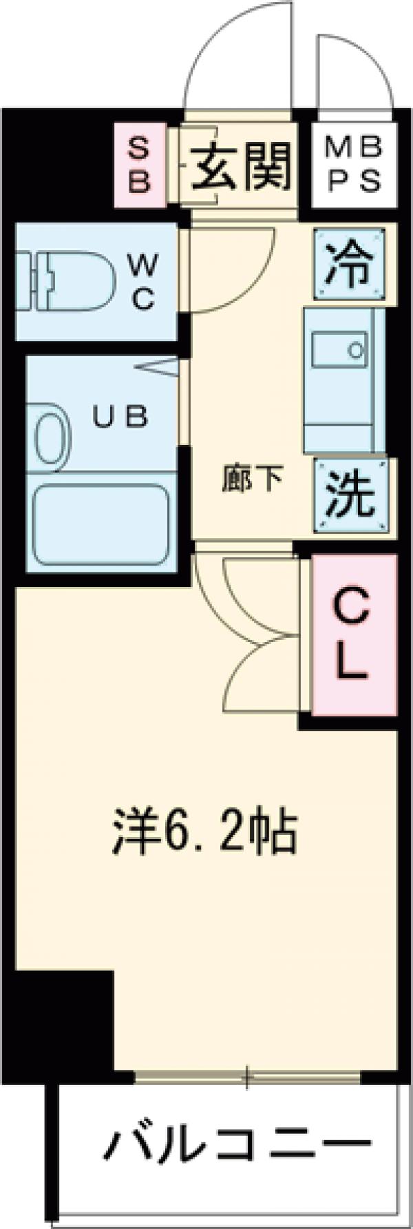 メインステージ目黒南の間取り