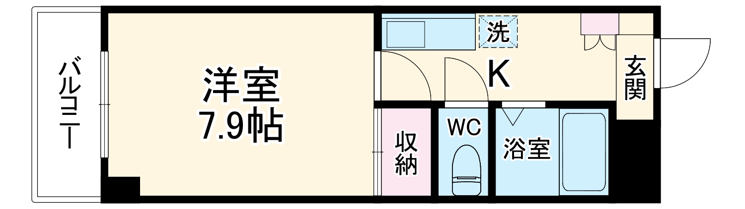 エアロスペース鶴田の間取り