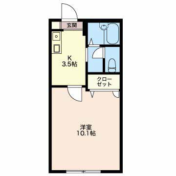 コアロード佐藤Bの間取り