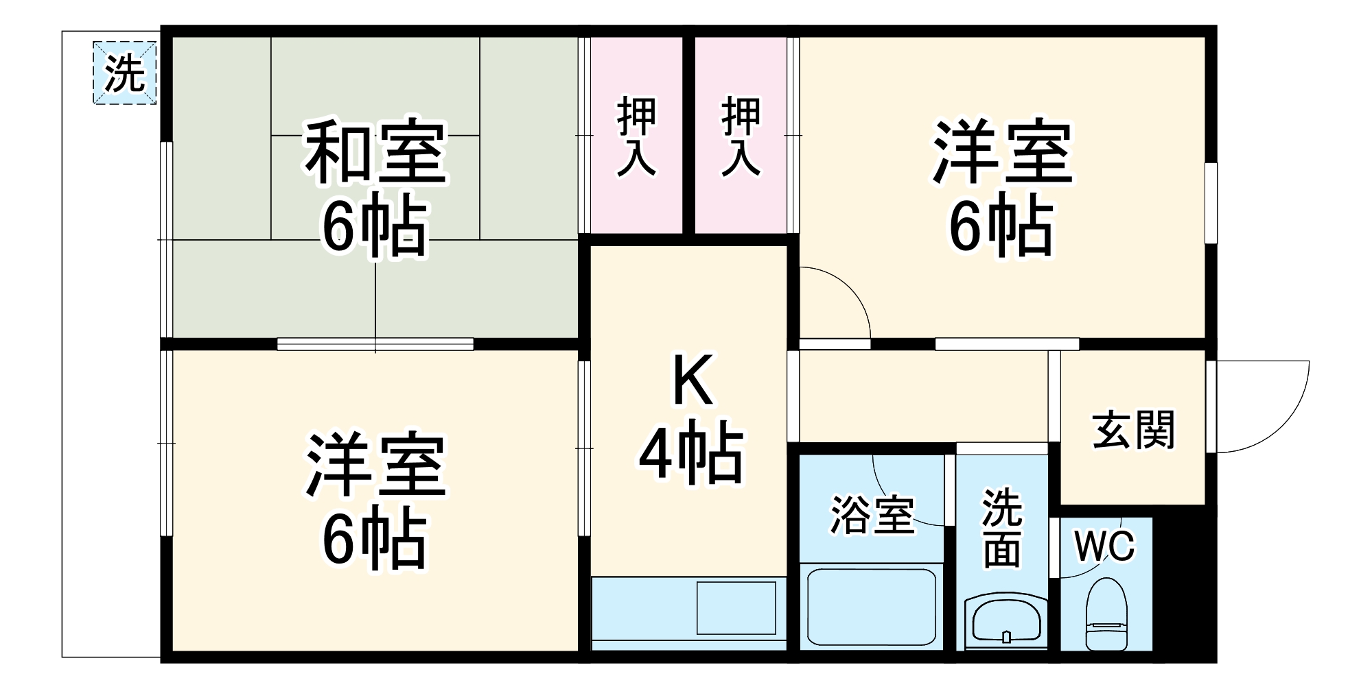 ネオステージ原木の間取り