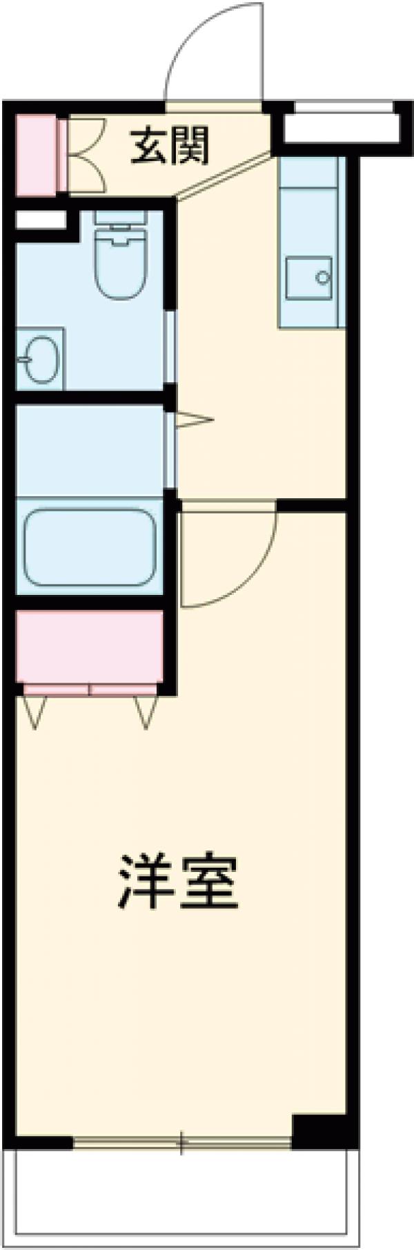 フェルクルールプレスト亀戸の間取り