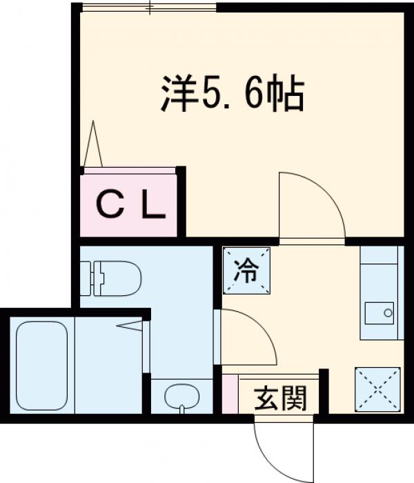 フィオーレ栗原の間取り