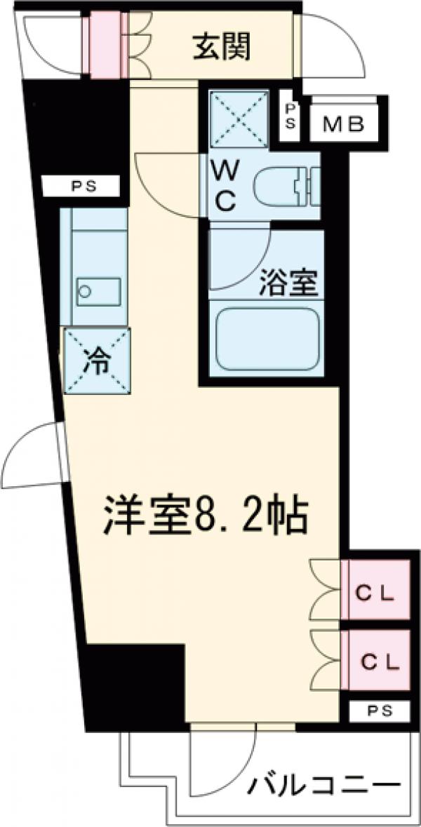 パークアクシス新板橋ウエストの間取り