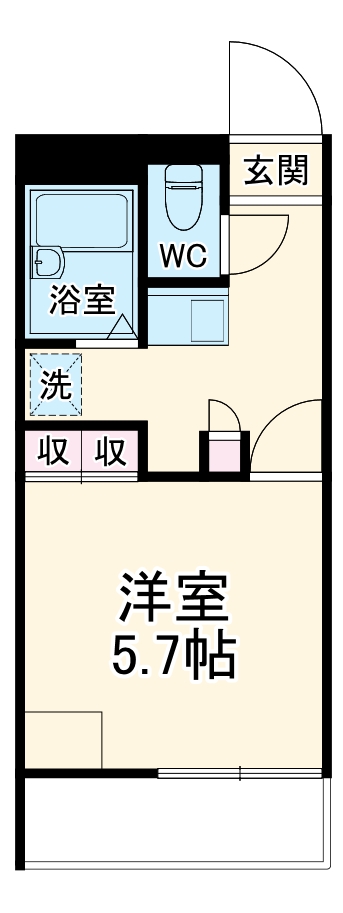 レオパレスグリーンシティの間取り