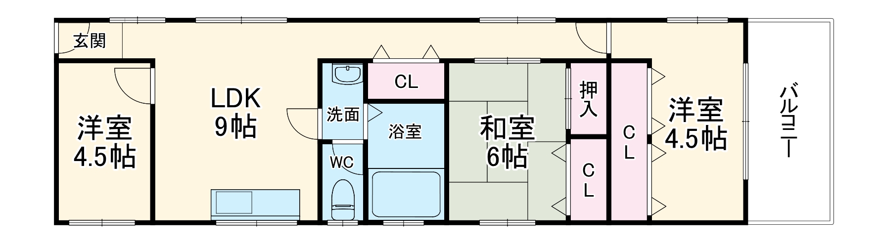 西原ビルの間取り