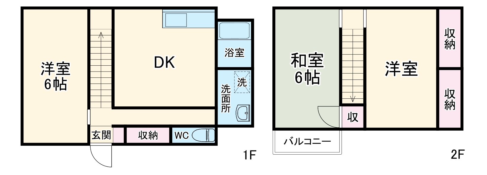 前原西8丁目貸家の間取り