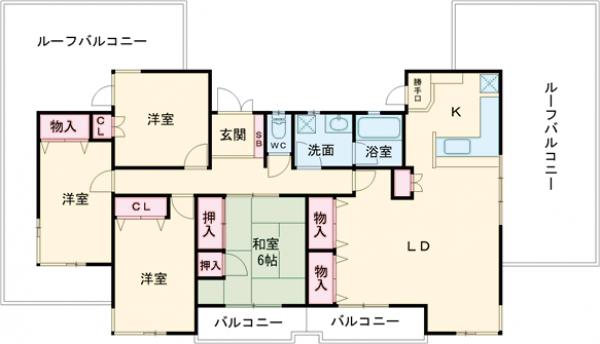 ウエルス昭代の間取り