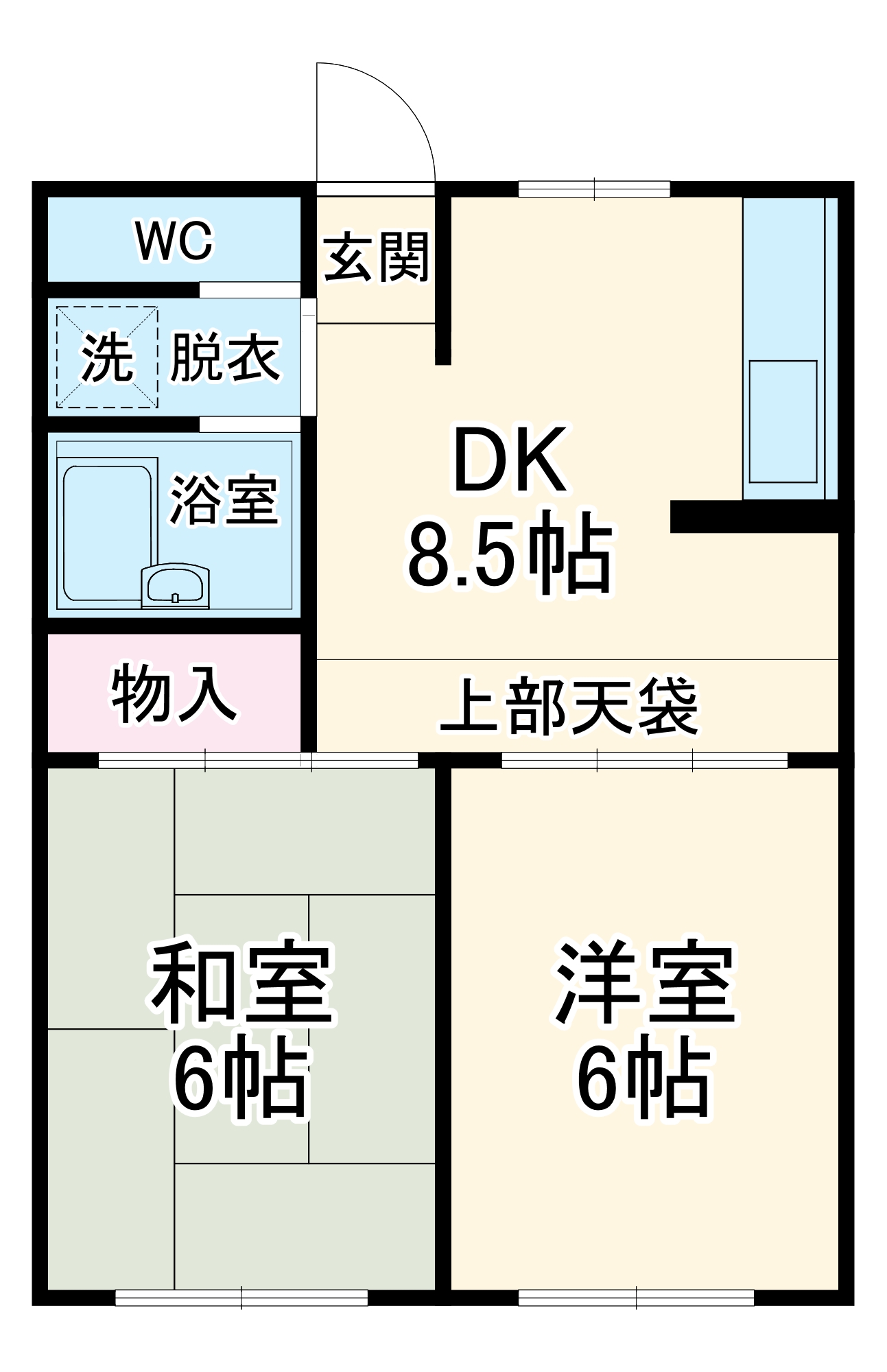 メゾンカミヤの間取り