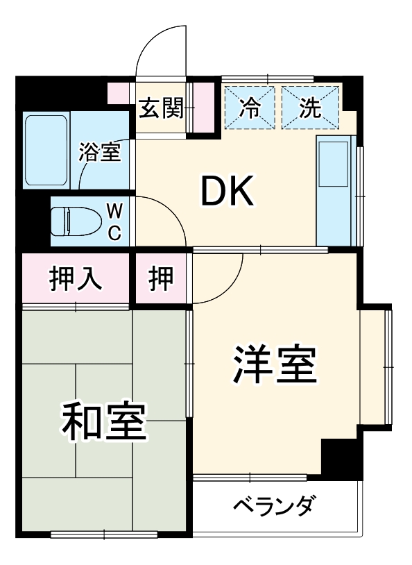 ロイヤルハイツ光の間取り