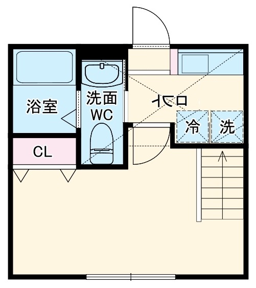 アバーロ淵野辺の間取り