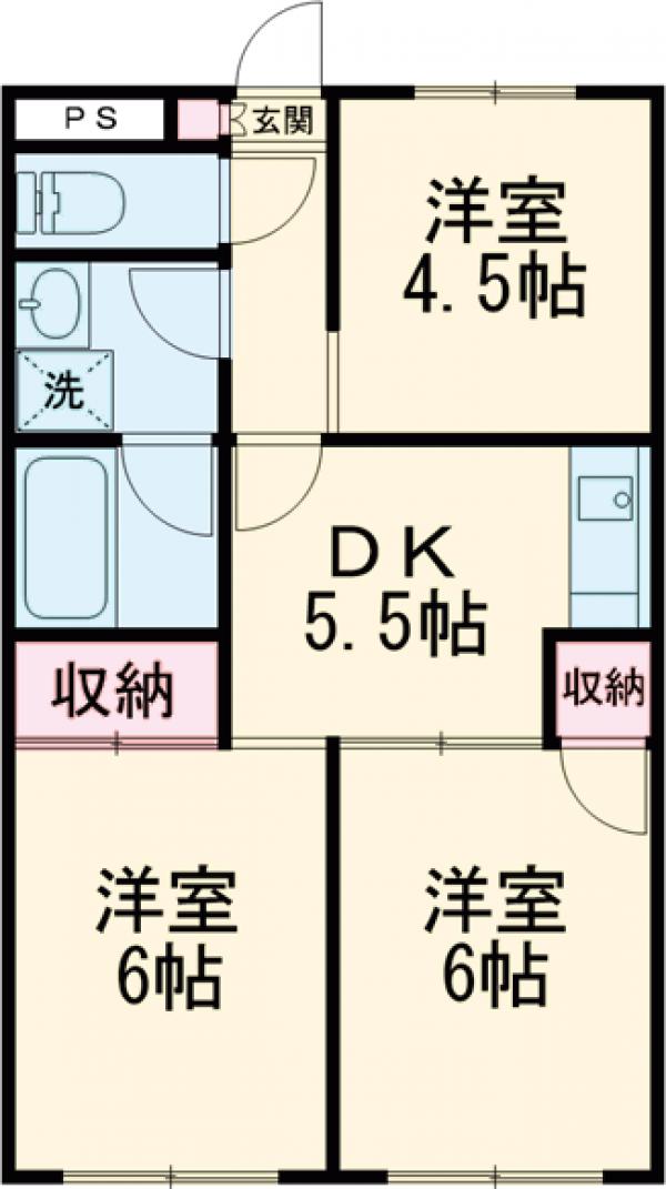 メゾンタグチの間取り