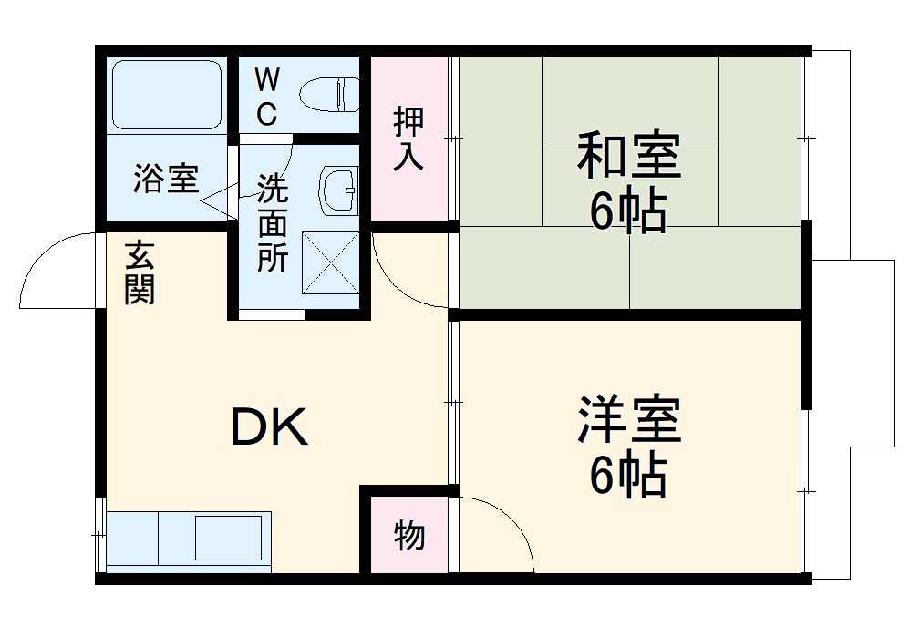 コーポ・あーさ寺尾の間取り