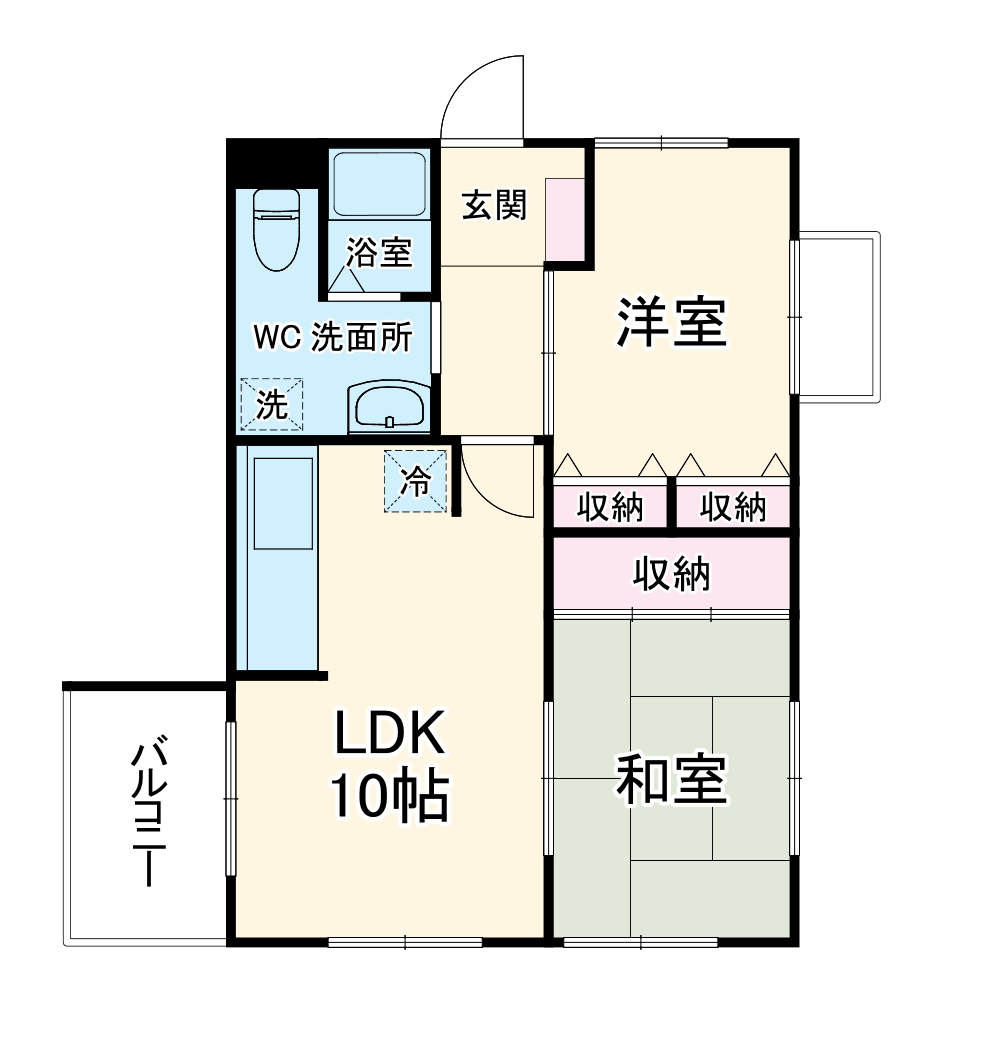 サン・アップマンションの間取り