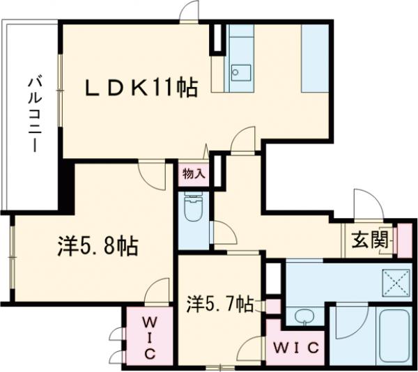 シャーメゾン南大塚の間取り