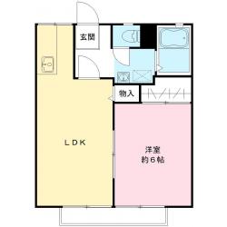 旭台アーバンハイツ C棟の間取り