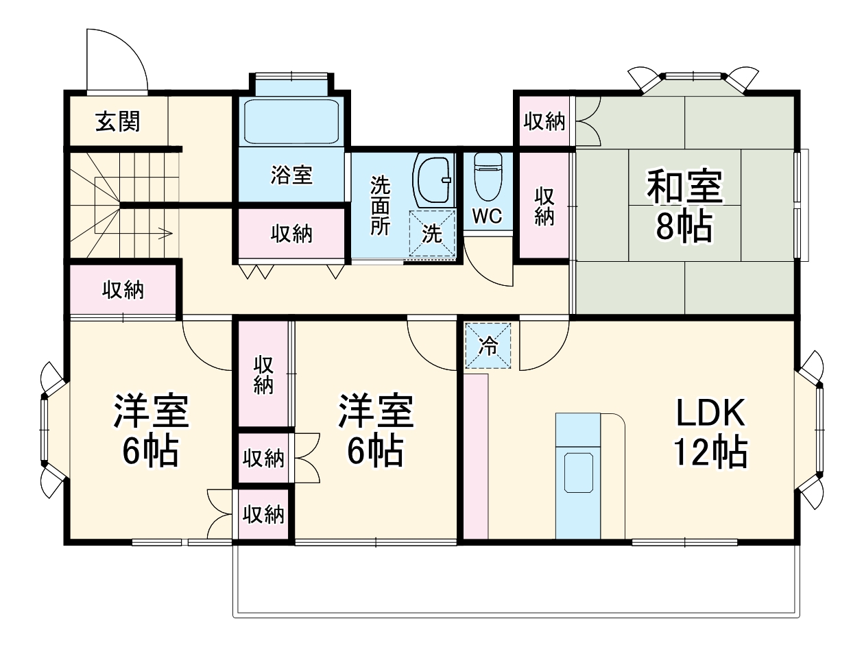 ドルフィン花水の間取り