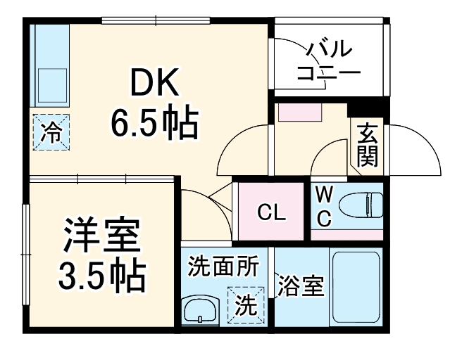 ハーモニーテラス清水Ⅷの間取り