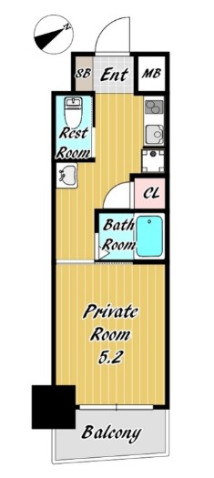 シャトー・デ・シリウスの間取り