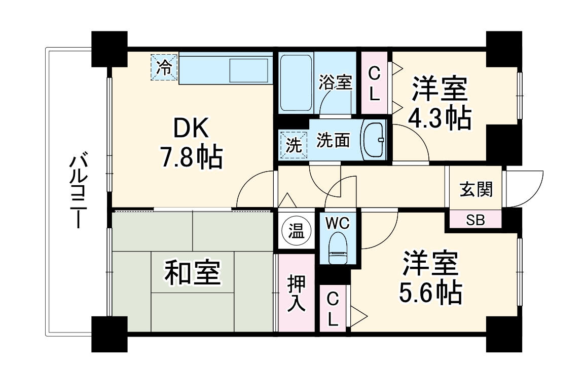 ライオンズガーデン海老名の間取り