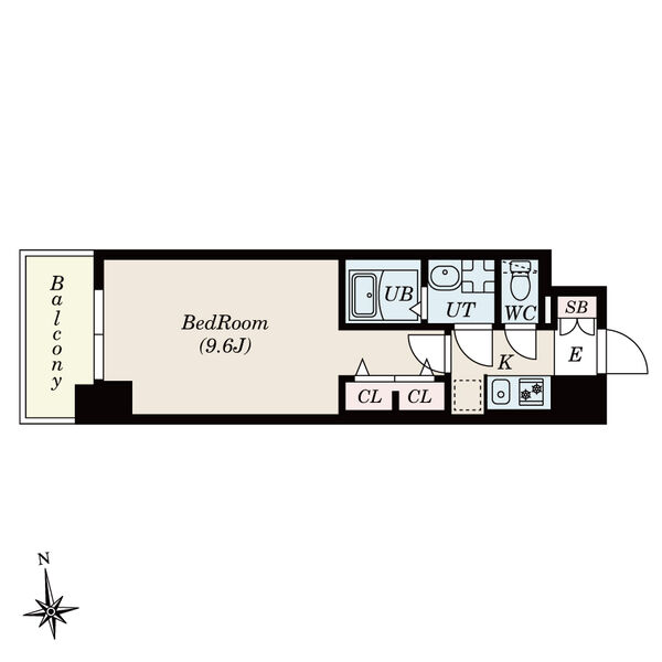 S-RESIDENCE岡崎公園aureateの間取り