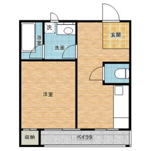 ミカドハイツの間取り