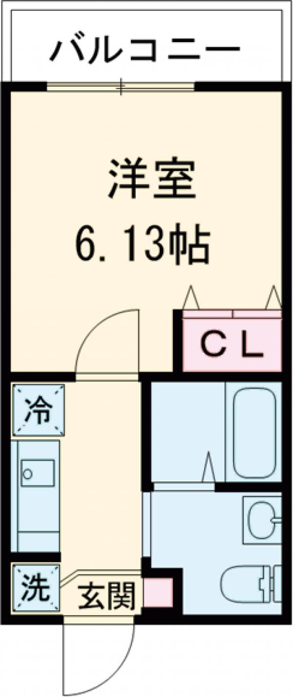NSGATE富士見台next・302号室の間取り