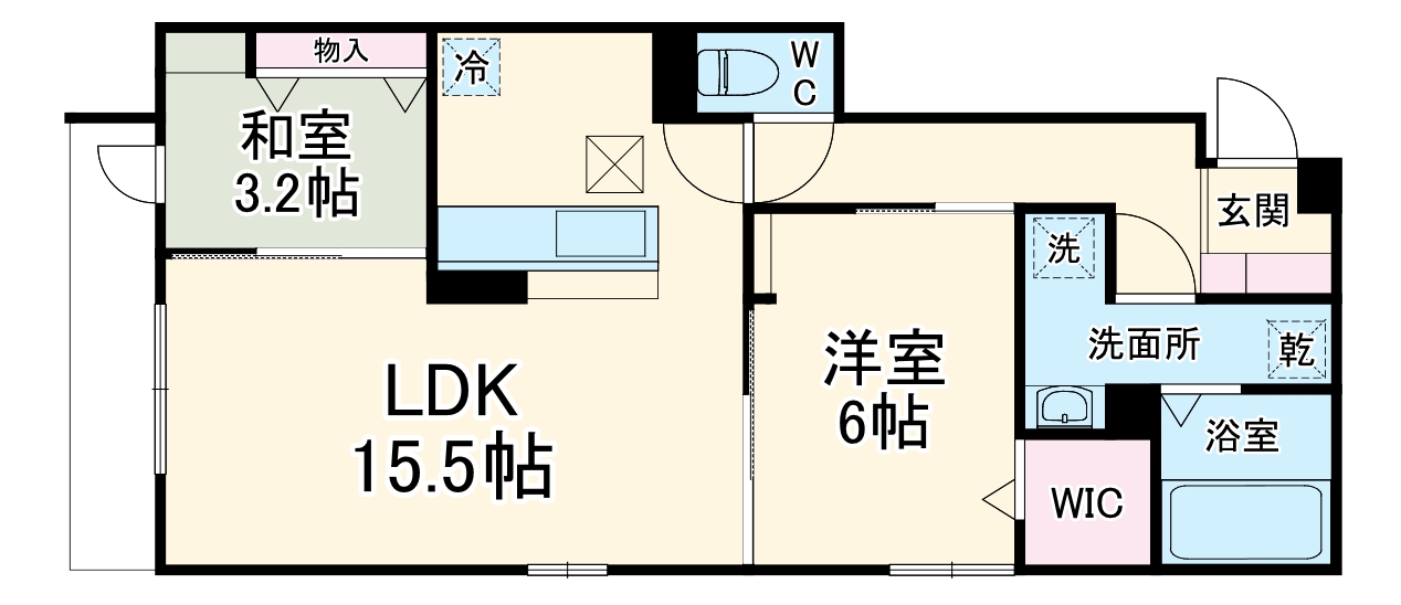 geach永田の間取り