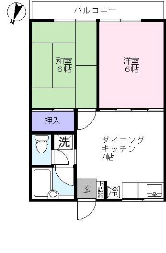 サンハイツの間取り