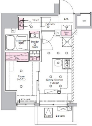SYFORME ITABASHIⅢの間取り