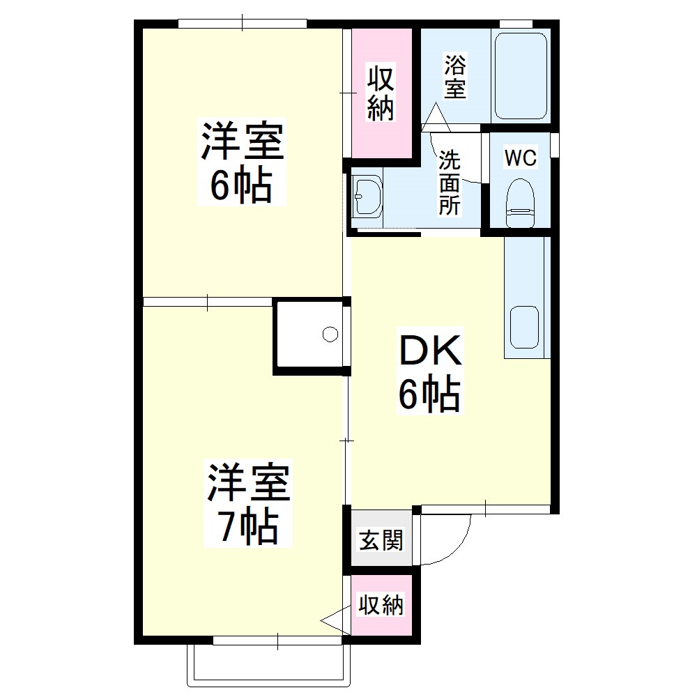 セジュール白菊の間取り