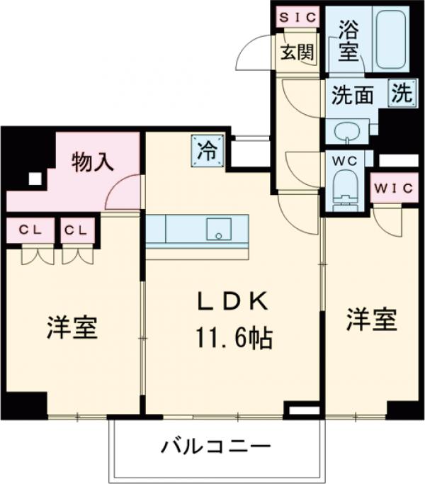 SYFORME ITABASHIⅢの間取り