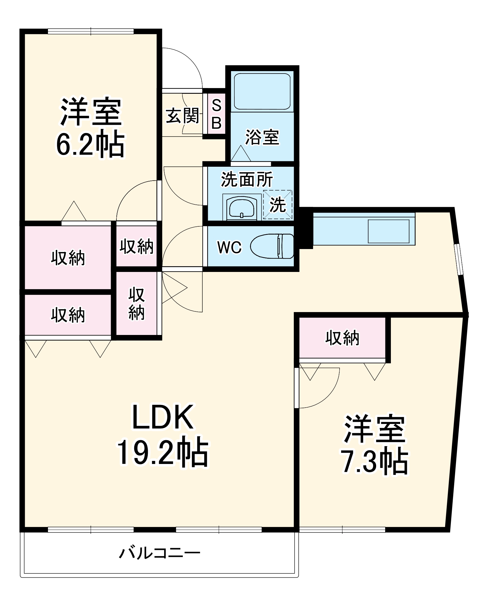 グランドエンブレム横山台の間取り