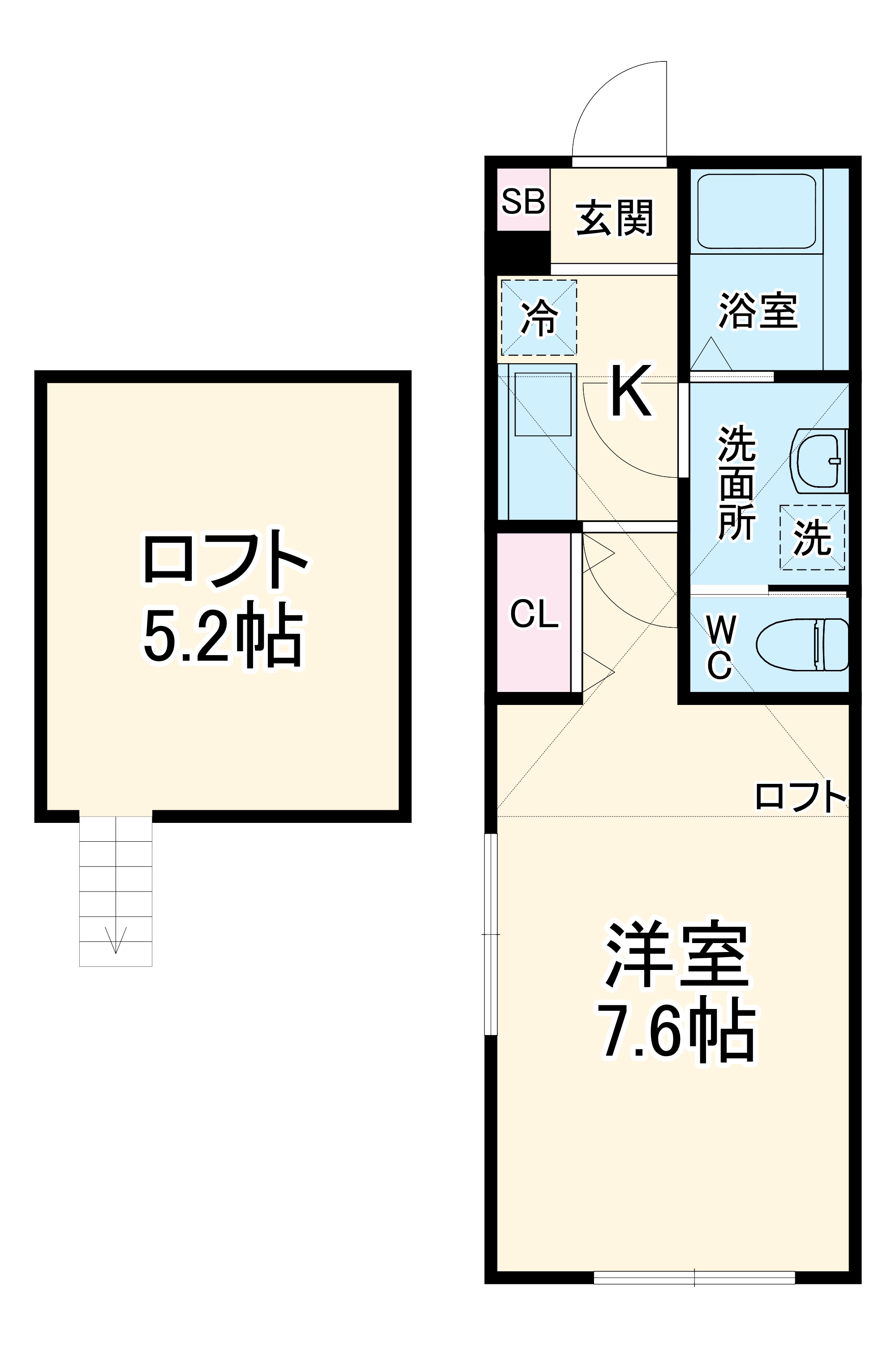 ブランシェつきみ野の間取り