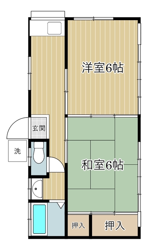 コーポトキワの間取り