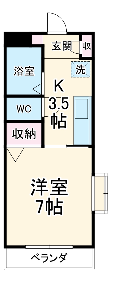 M&Kシェモア湘南の間取り